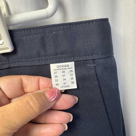 Dickies Flex Mens Navy Blue Work Pants Size 42/37U 30in Inseam Durable Twill NEW - Picture 3 of 7